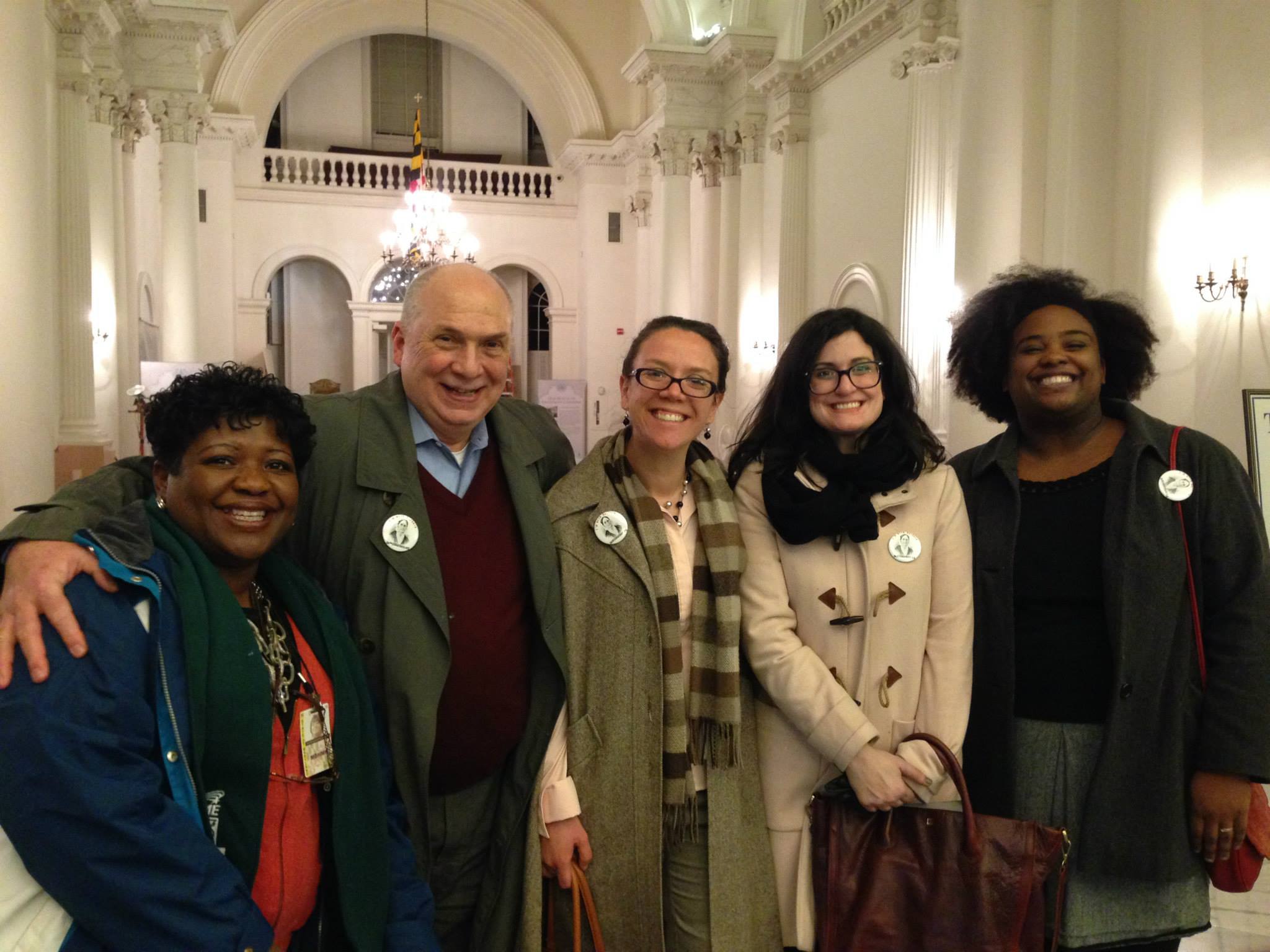 Preservation Maryland in Annapolis during the 2015 session of the Maryland General Assembly