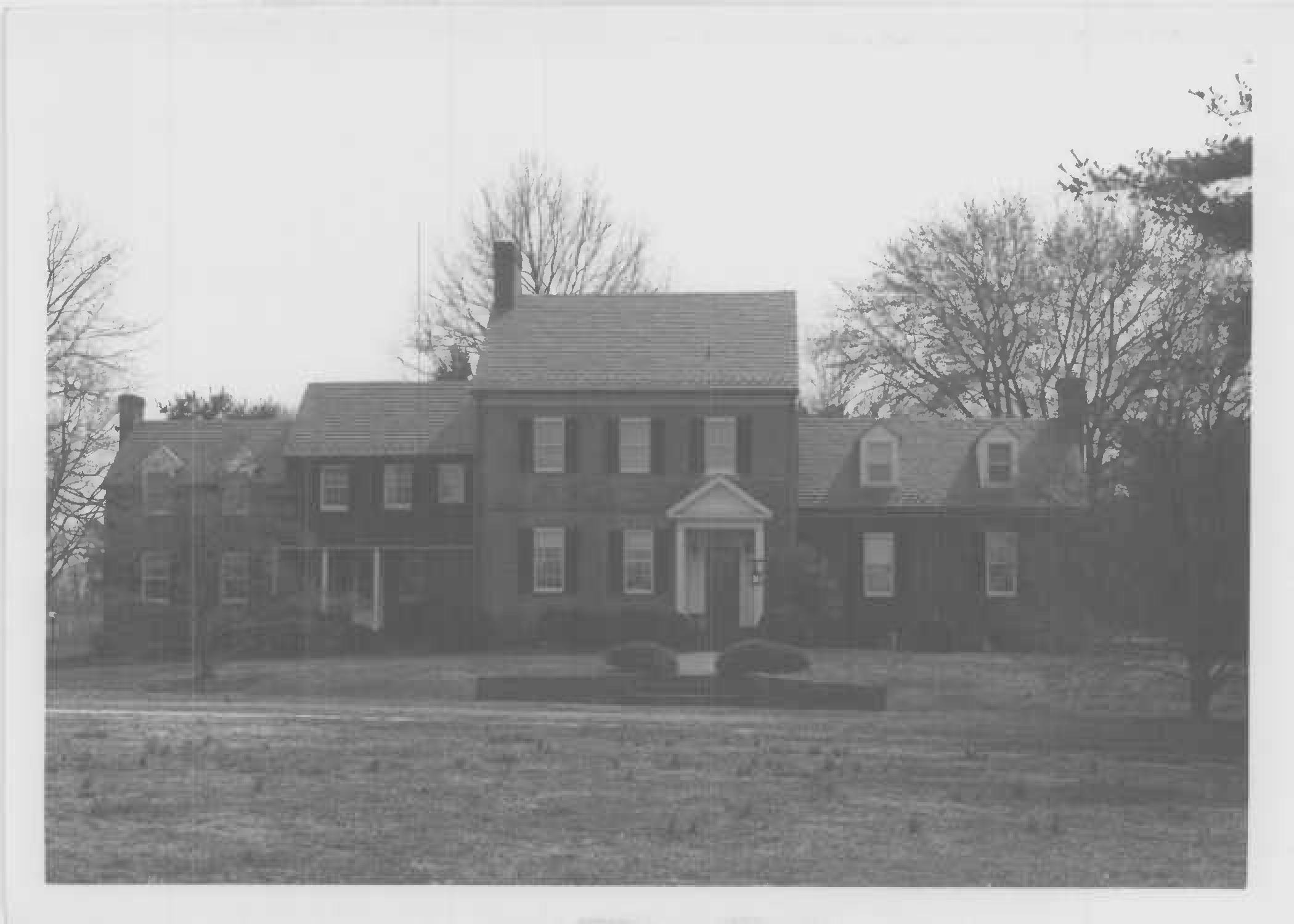 North elevation of Whites Hall in Anne Arundel County, Maryland