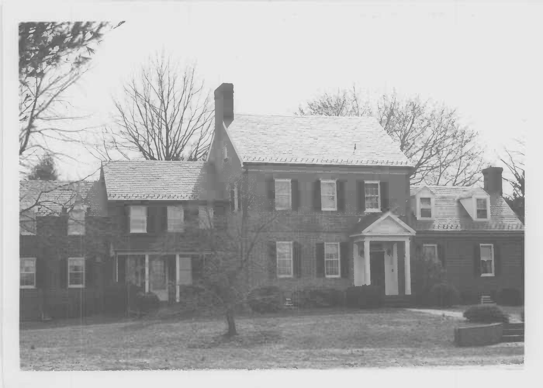 North elevation of Whites Hall