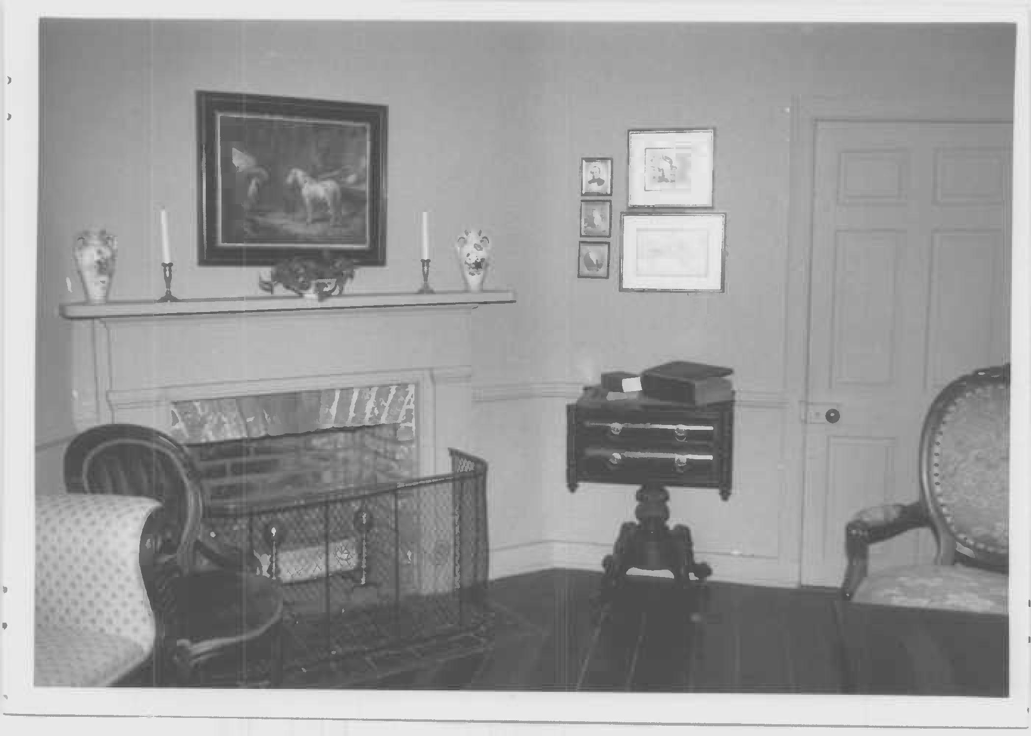 Mantel, second floor, south room of main block, Whites Hall in Maryland