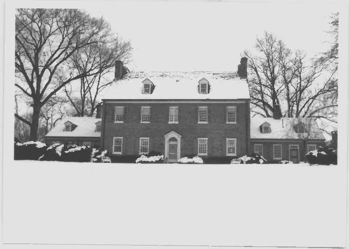 Stemmer House, west elevation