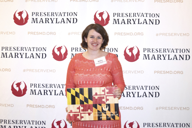 preservation-maryland-awards-senator-bill-ferguson-molly-mckee-seabrook-2017