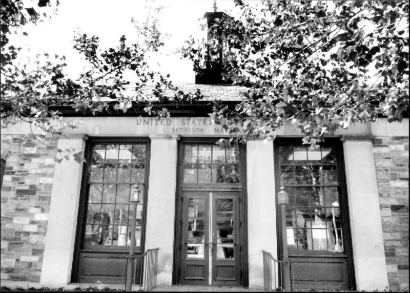 Bethesda Post Office, 2010. Photo by Oscar Beisert for the Maryland Historical Trust.