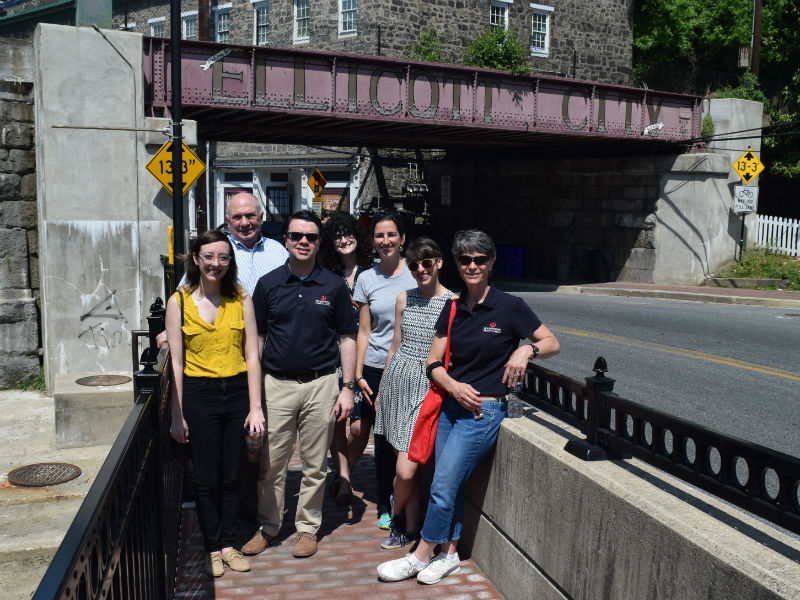 The Preservation Maryland team in Ellicott City, 2017.