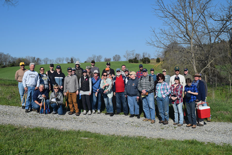 Antietam National Battlefield Clean-Up, volunteers