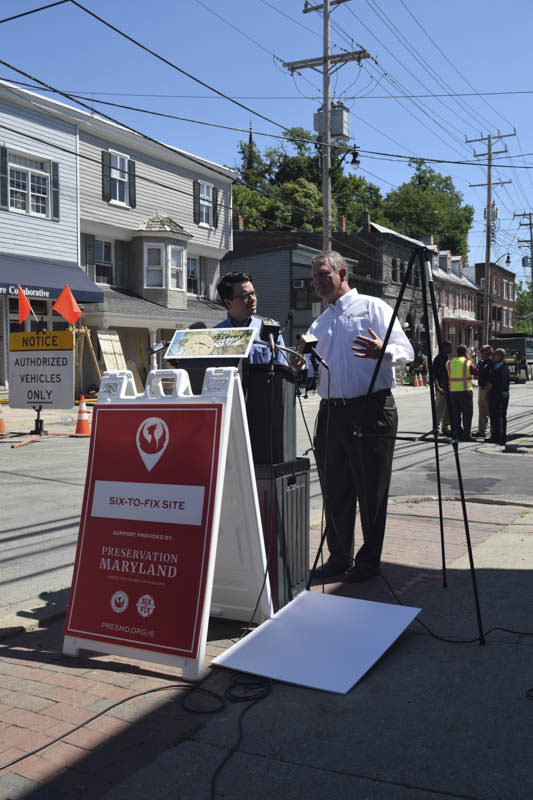 Preservation Maryland Ellicott City Press Conference in 2016