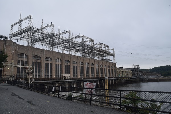 Image of the Conowingo Dam, a hydroelectric dam in the lower Susquehanna River situated between Cecil and Howard counties