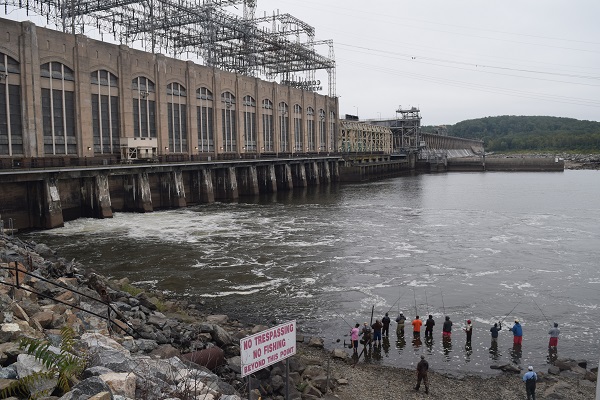 Image of the Conowingo Dam, a hydroelectric dam in the lower Susquehanna River situated between Cecil and Howard counties