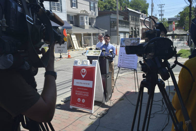 Announcement of the Ellicott City Six-to-Fix Project on August 30, 2016