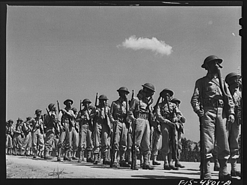 Image showing Gas demonstration at Edgewood Arsenal in 1942