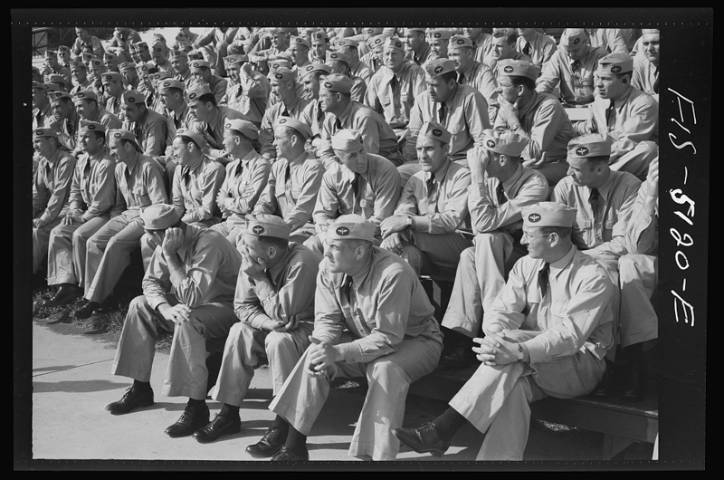 Image showing members of the U.S. Naval Academy in Annapolis, in 1942