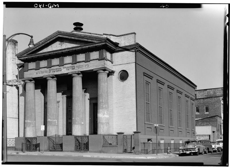 The Lloyd Street Synagogue in Baltimore. Photo from the Library of Congress.