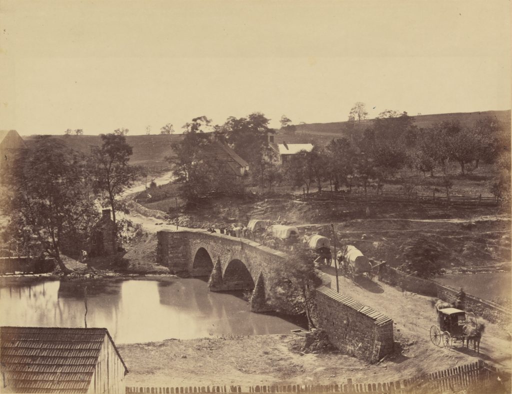 Image of Antietam Bridge Alexander Gardner 1862