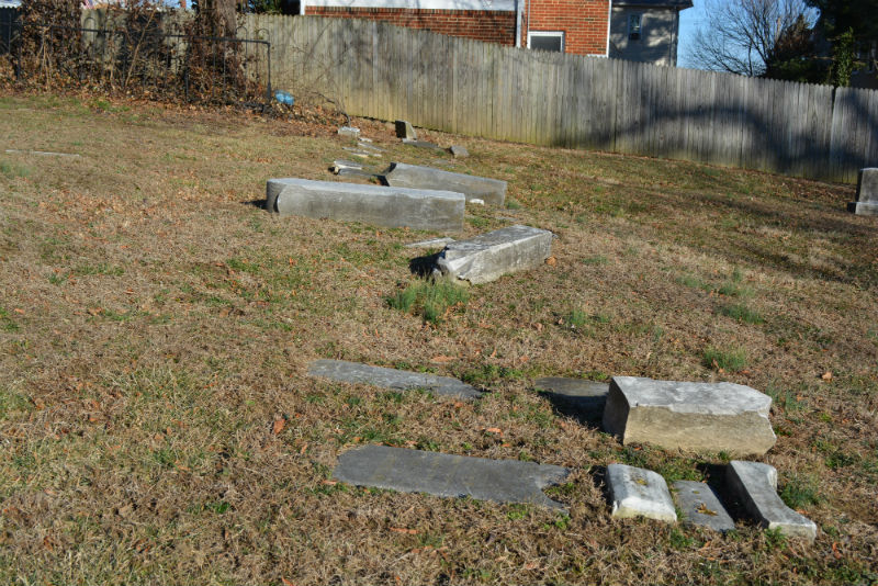 Headstones at Berlin Cemetery, Maryland.