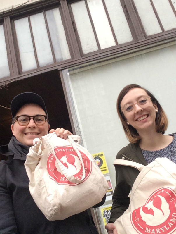 Preservation Maryland Workers Take a selfie for Giving Tuesday