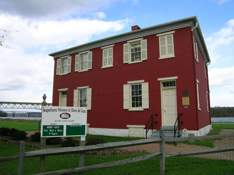 Historic locks at Havre de Grace, restored with capital grant funding.