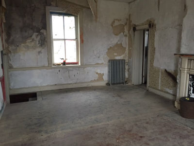 interior of the original Shafer House