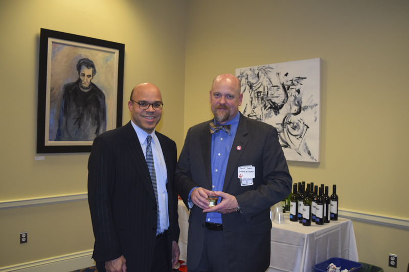 Delegate Al Carr with Board Member, Mat Daw, 2017.