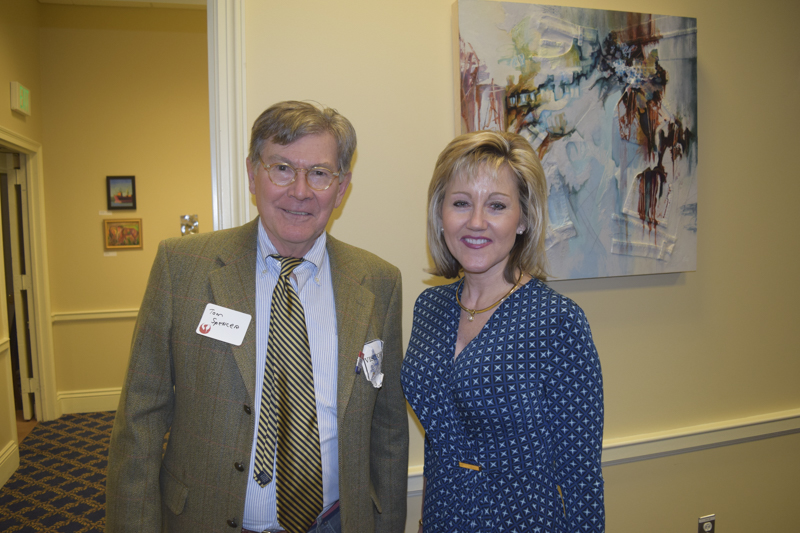 Secretary of Planning, Wendi Peters, with Board Member, Tom Spencer.