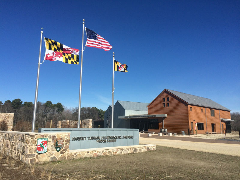 Harriet Tubman Underground Railroad Visitor Center. Photo from Maryland Department of Natural Resources.