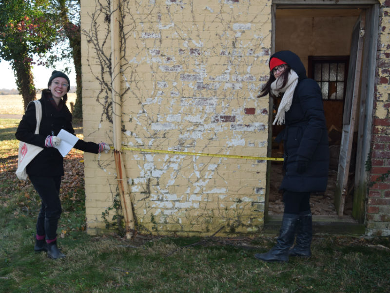 Michelle leads the documentation of the Shafer Farm, 2016.