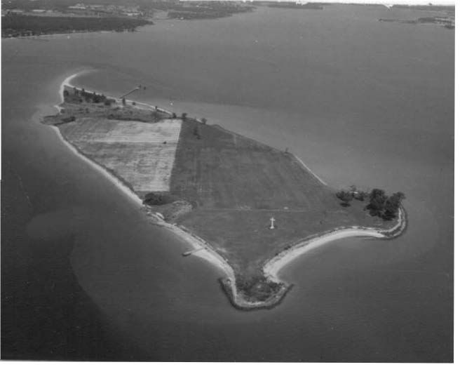 St. Clement's Island, 1969. Photo from Maryland Historical Trust.