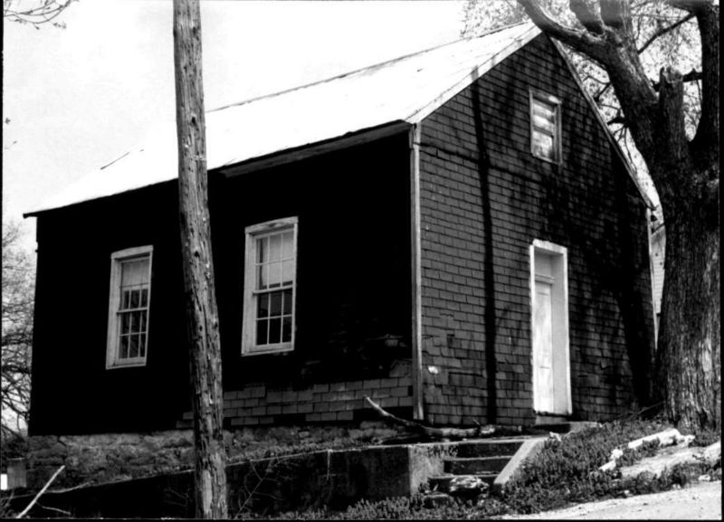 Tolson's Chapel before rehabilitation work. Photo from Maryland Historical Trust.