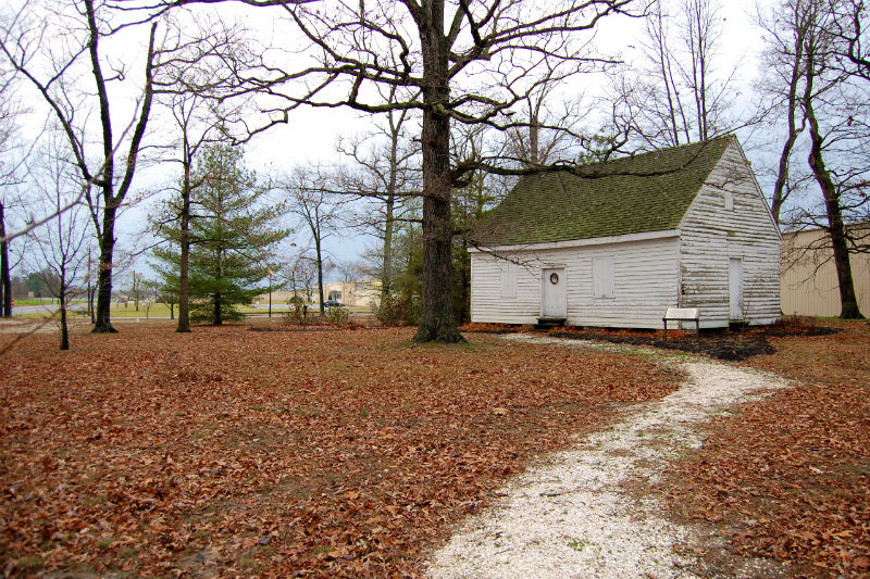 Tuckahoe Meeting House. Photo from Caroline County Historical Society.