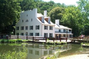 Great Falls Tavern, now the C&O Canal visitor center. Photo from the National Park Service.