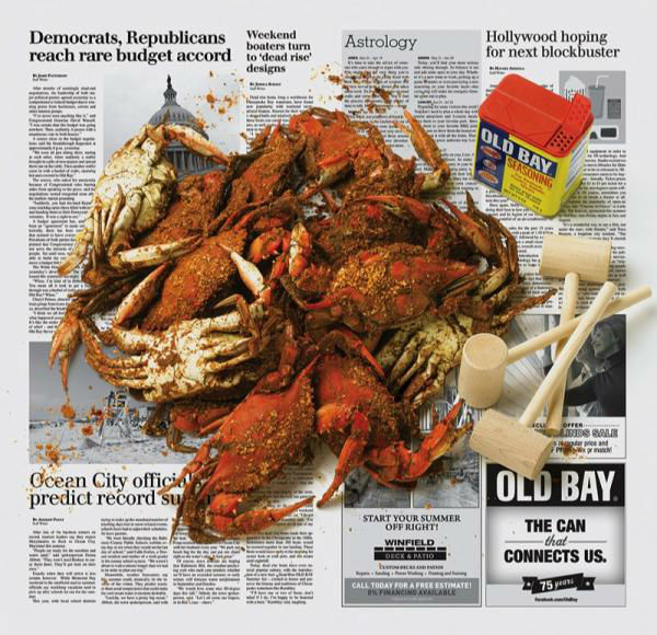 Old Bay advertisement in the Baltimore Sun, 2015.