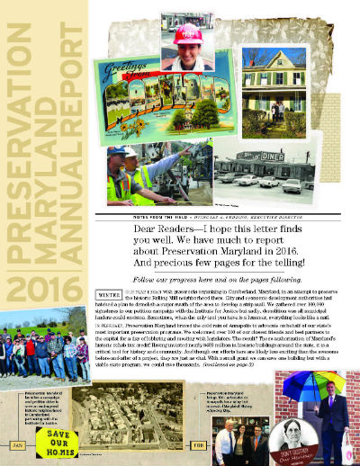 Preservation Maryland annual report, 2016.