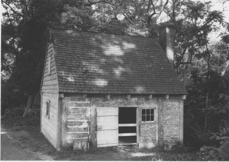 Slave quarters on Sotterley Plantation. Photo from the Maryland Historical Trust.