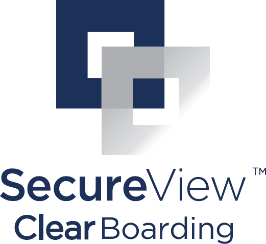 Secure View Clear Boarding Logo