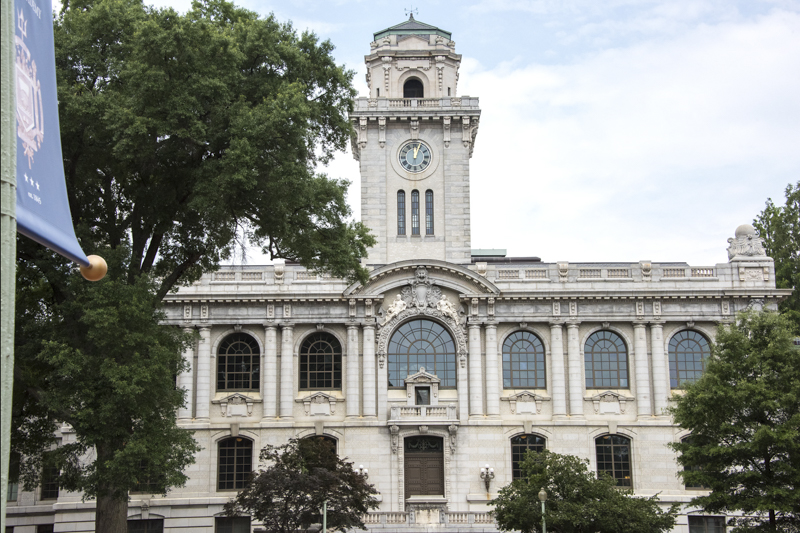 Mahan Hall at the US Naval Academy, 2017.