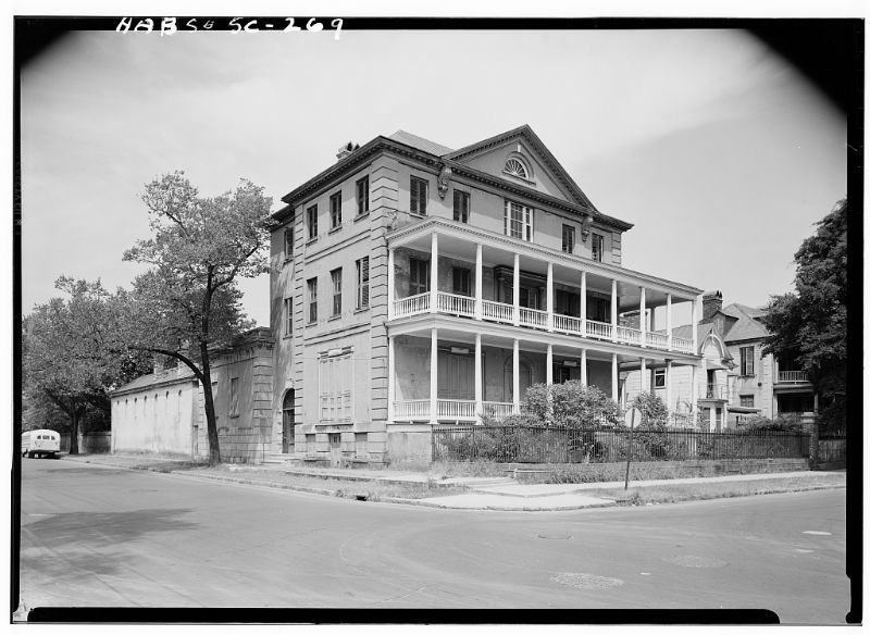 Aiken-Rhett House, Charleston, SC, 1963. Photo from the Library of Congress.