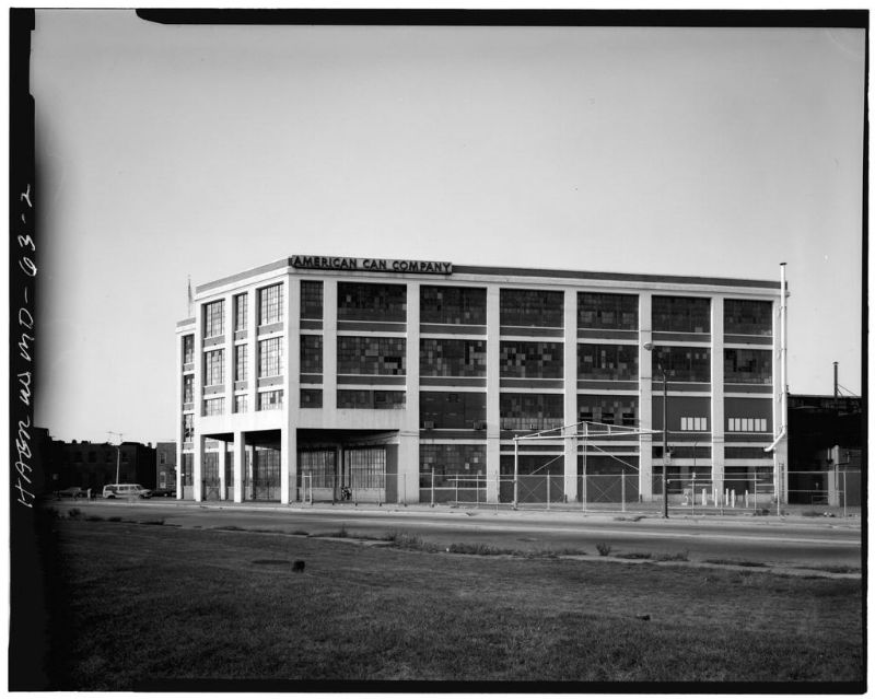 American Can Company in Baltimore, MD. Photo from Library of Congress.