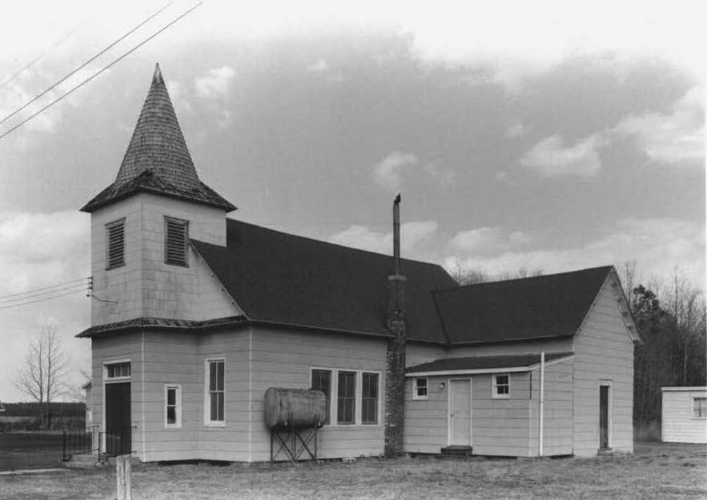 Malone's Church, 1981. Photo from Maryland Historical Trust.