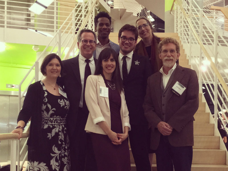 Preservation Maryland partners and supporters at AIA Baltimore annual awards, 2017.