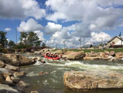 Whitewater course on Wisp Mountain, Garrett County, MD.