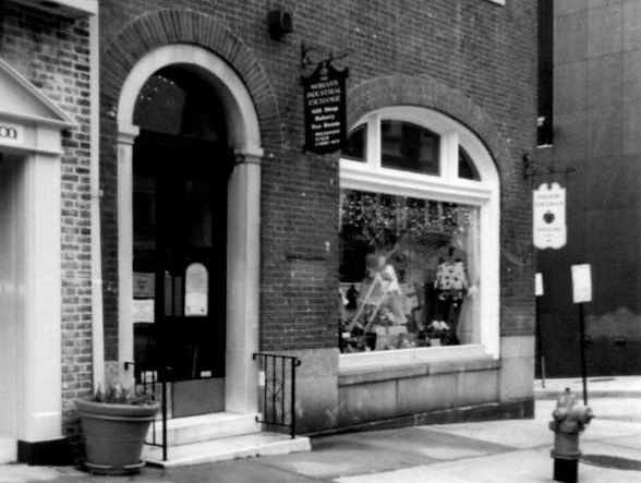 Women's Exchange, Baltimore City, 1977. Photo from Maryland Historical Trust.