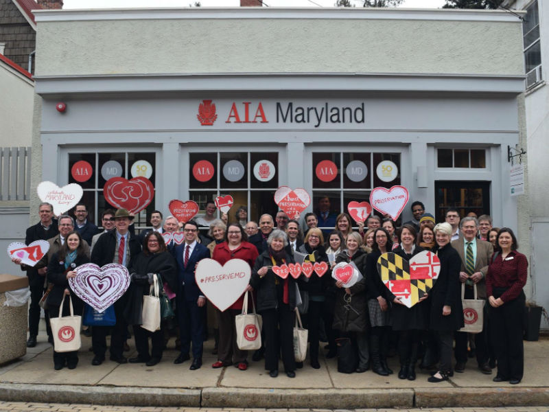 Advocates show their love for Maryland history, 2018.