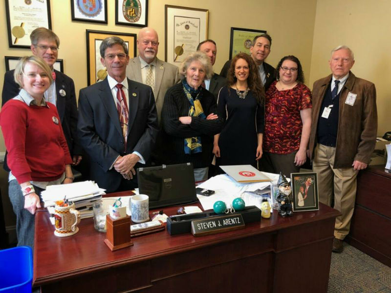 Delegates and advocates from Maryland's Eastern Shore, 2018.