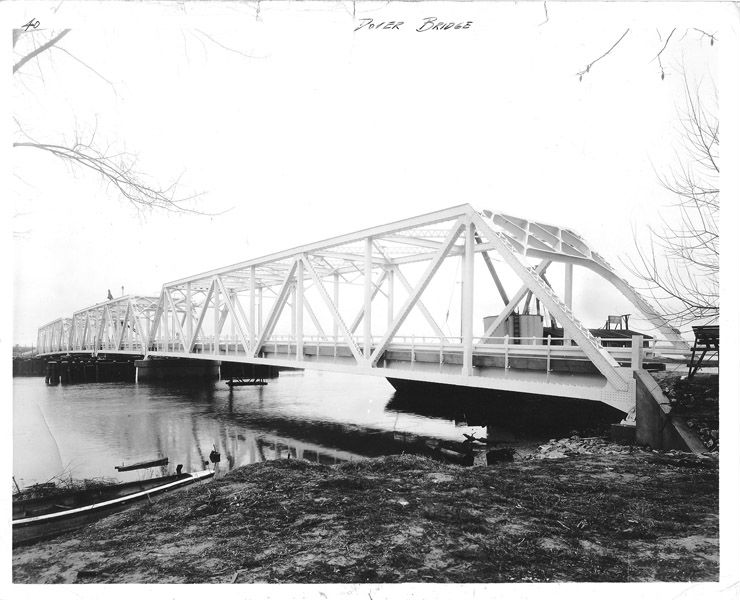 The Dover/Choptank Bridge, 1934. Photo from the Maryland Department of Transportation.