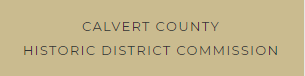 Calvert County Historical District Commission Logo