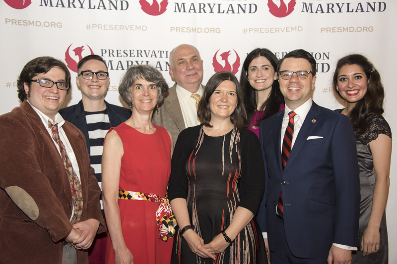 Preservation Maryland staff and interns, 2018.