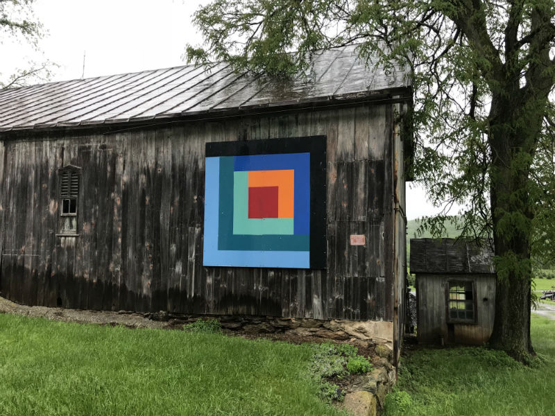 Part of the Quilt Trail in Carroll County, 2018.