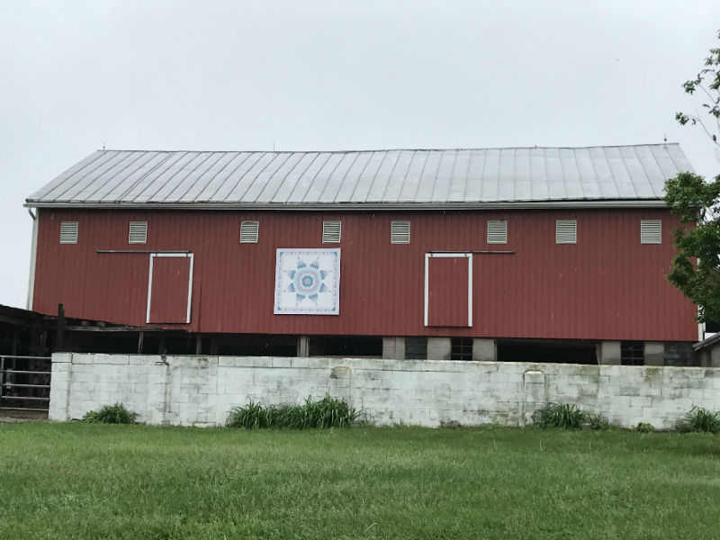 Part of the Quilt Trail in Carroll County, 2018.