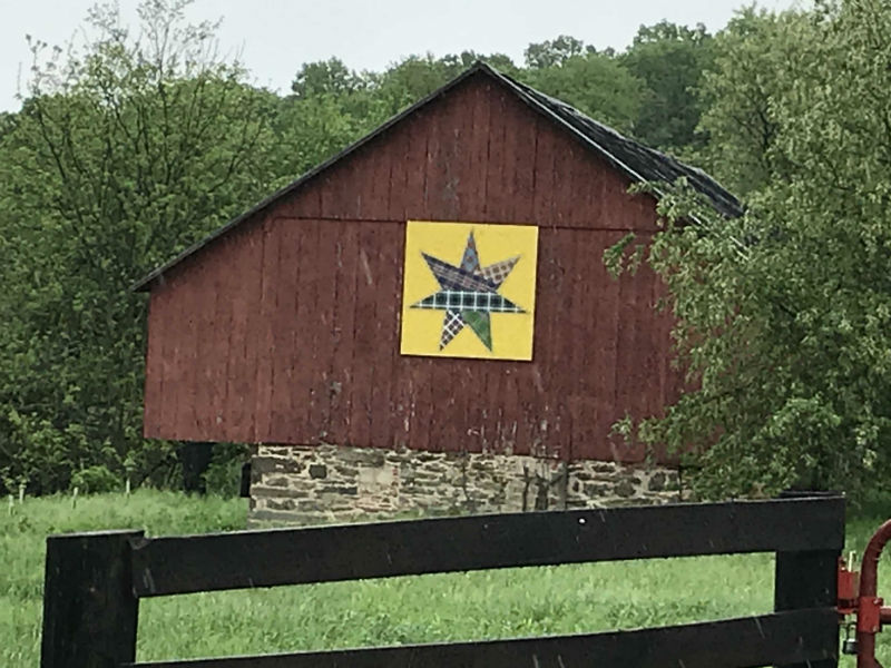 Part of the Quilt Trail in Carroll County, 2018.