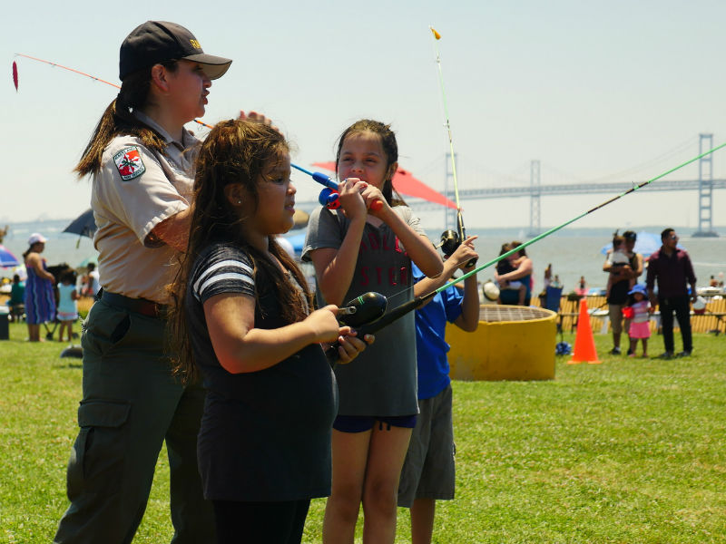 Es Mi Parque event at Sandy Point State Park, 2017.