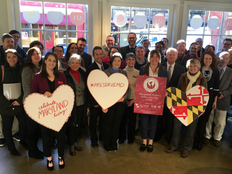 Preservation advocates at AIA Maryland in Annapolis, 2019.